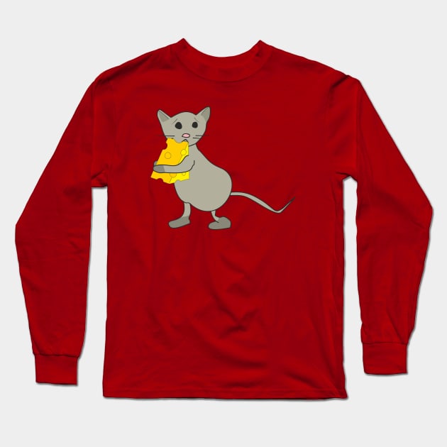 Funny mouse Long Sleeve T-Shirt by Alekvik